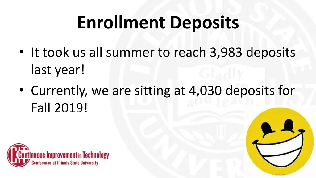 enrollment deposits 1