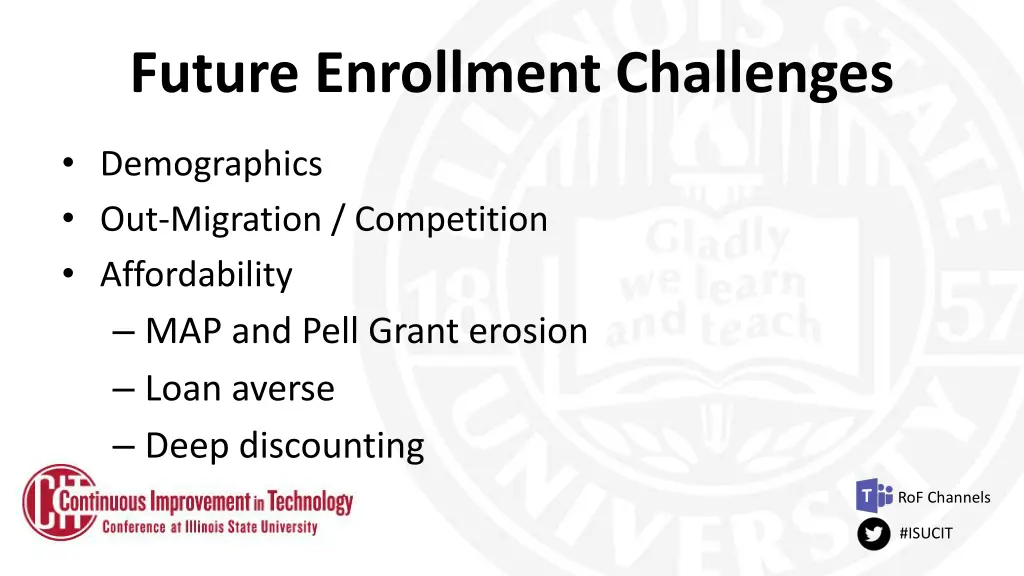 future enrollment challenges