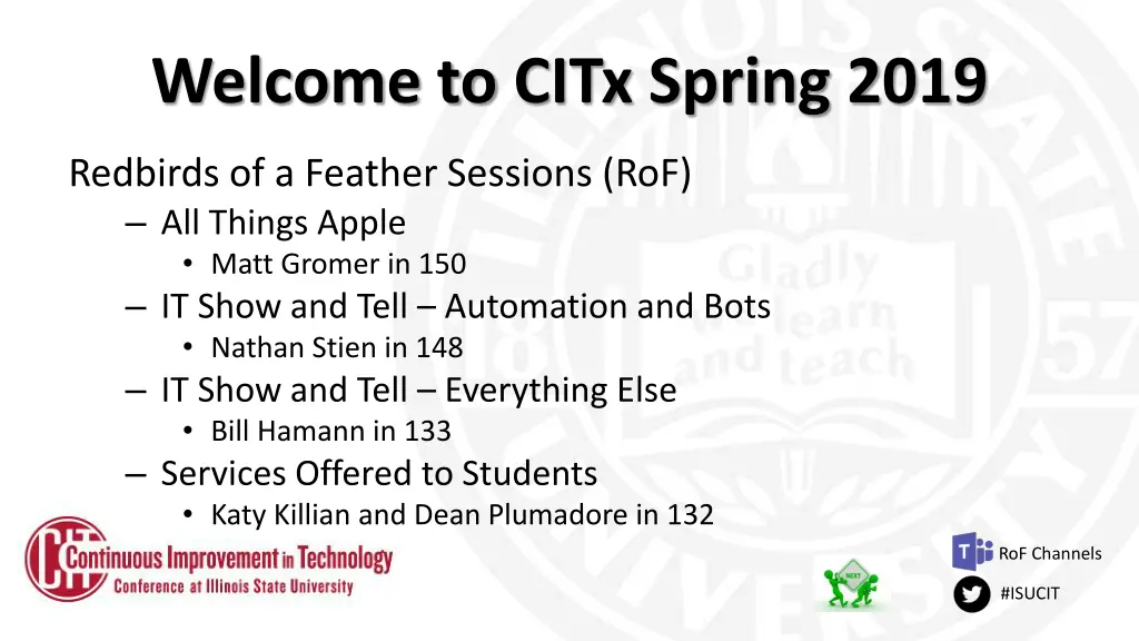 welcome to citx spring 2019 2
