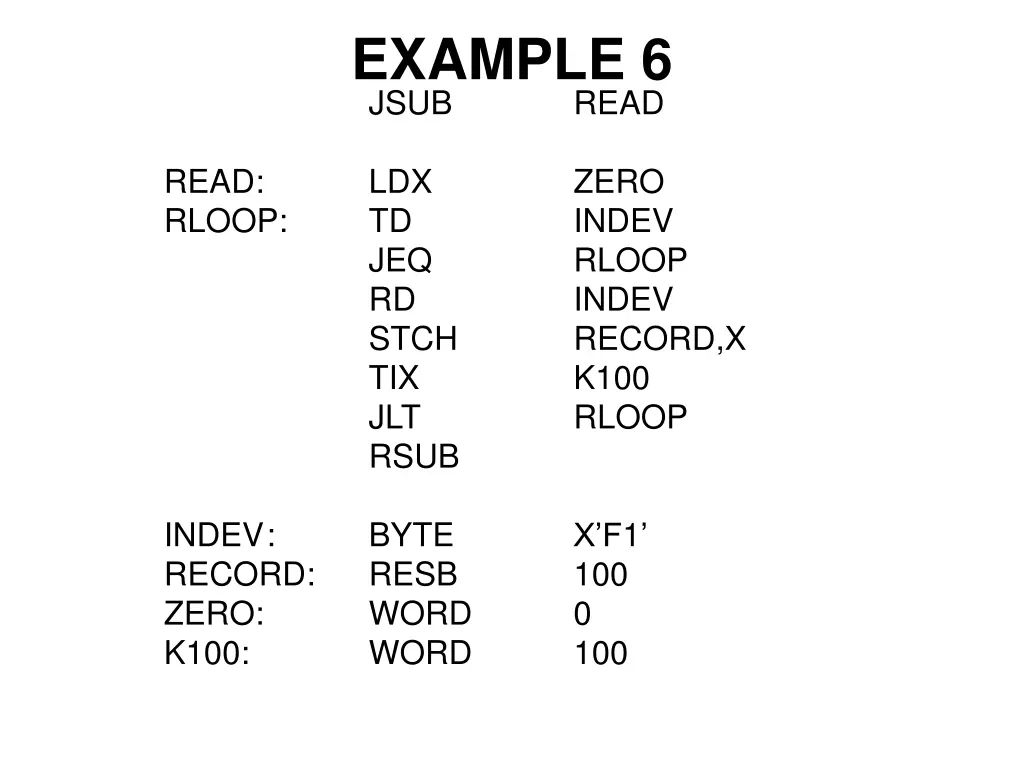example 6 jsub
