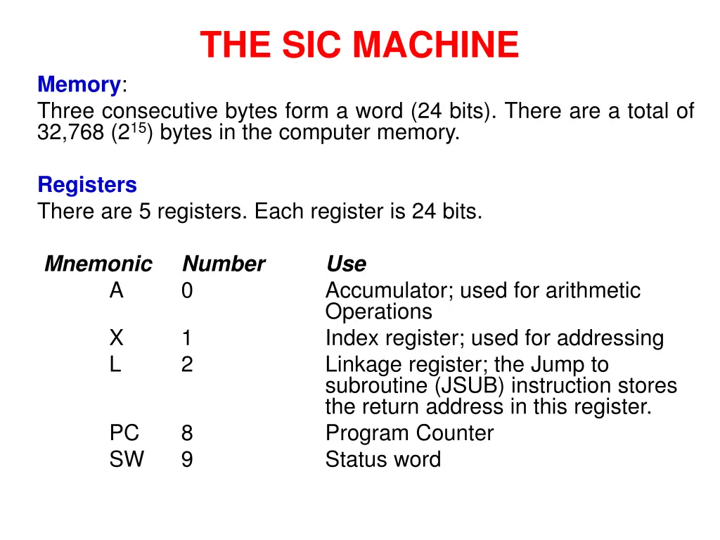 the sic machine