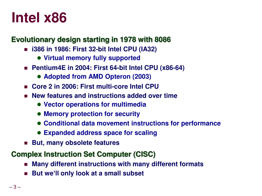 intel x86