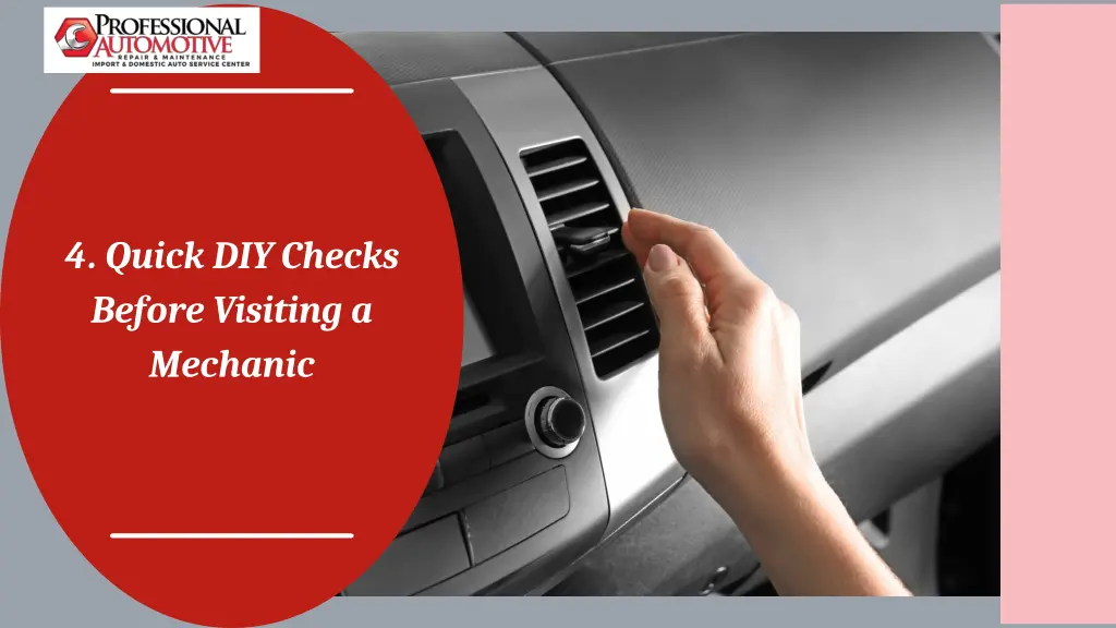 4 quick diy checks before visiting a mechanic