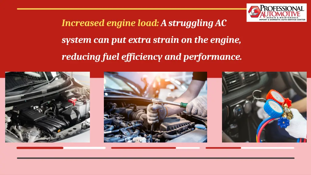 increased engine load a struggling ac