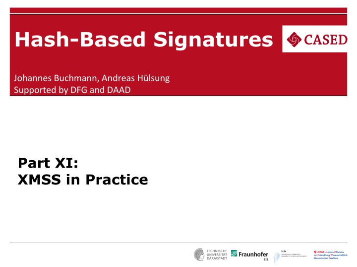 hash based signatures