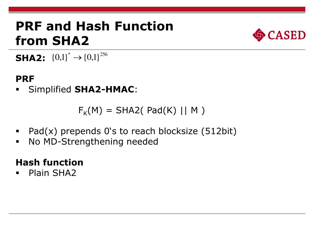 prf and hash function from sha2 1 0 1 0