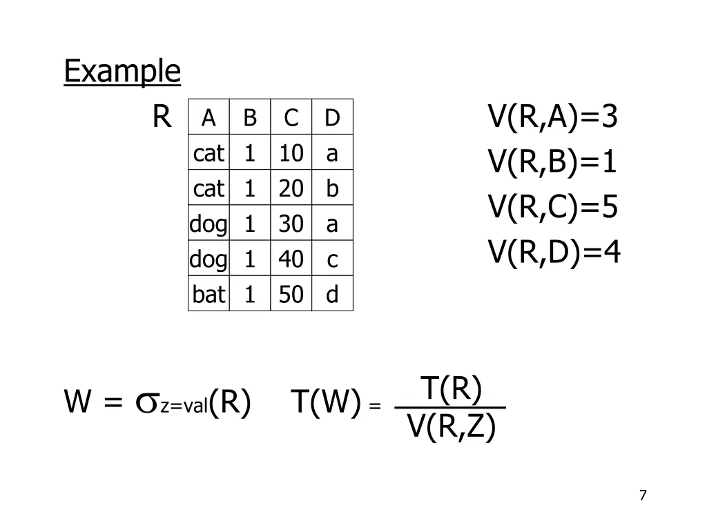 example r 1
