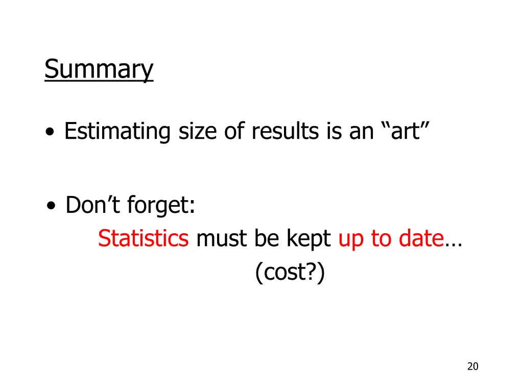summary