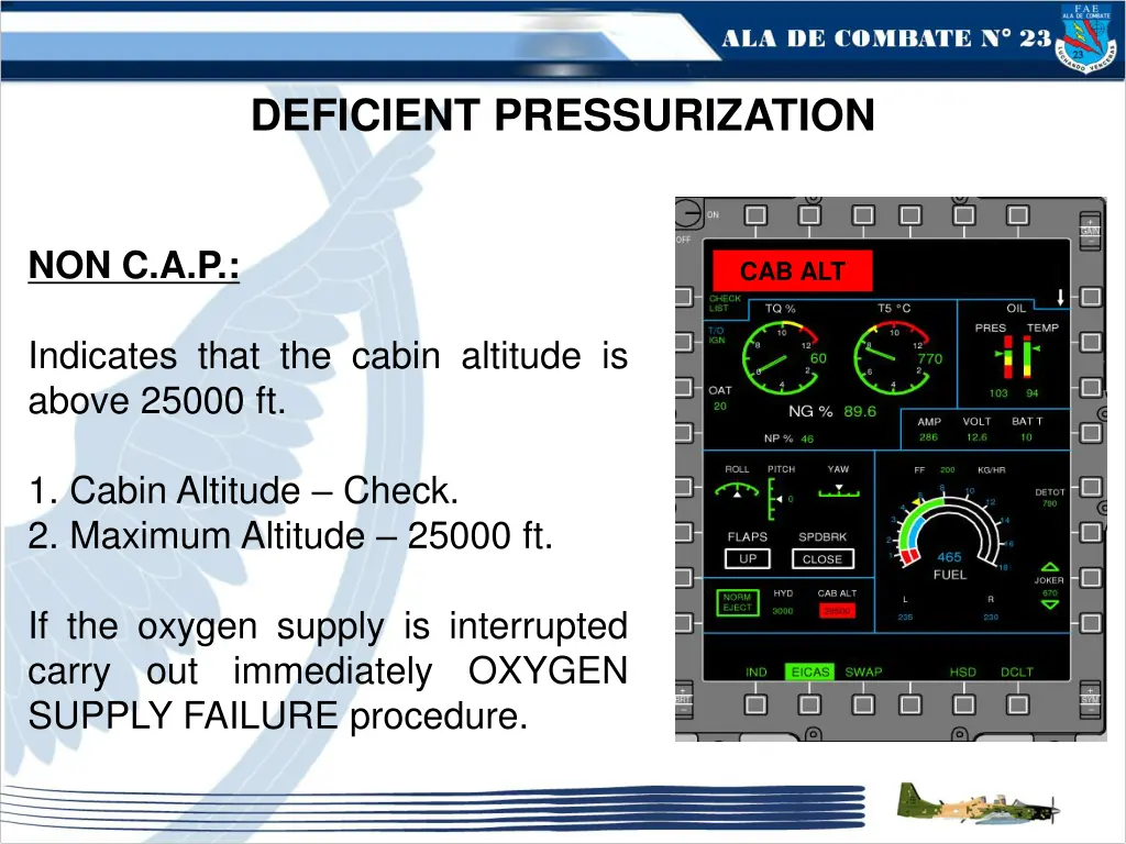 deficient pressurization 1