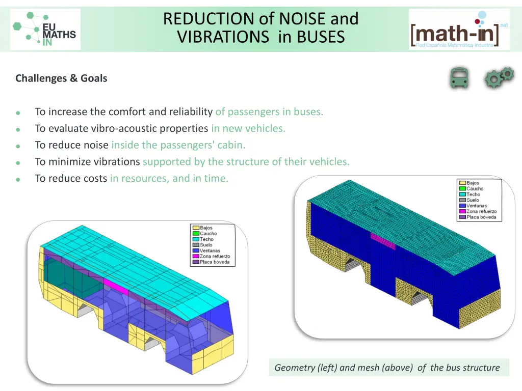 reduction of noise and vibrations in buses 1