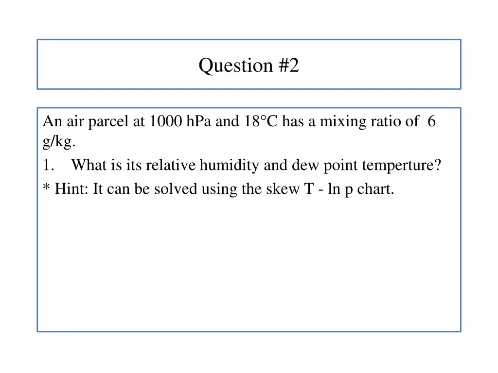 question 2