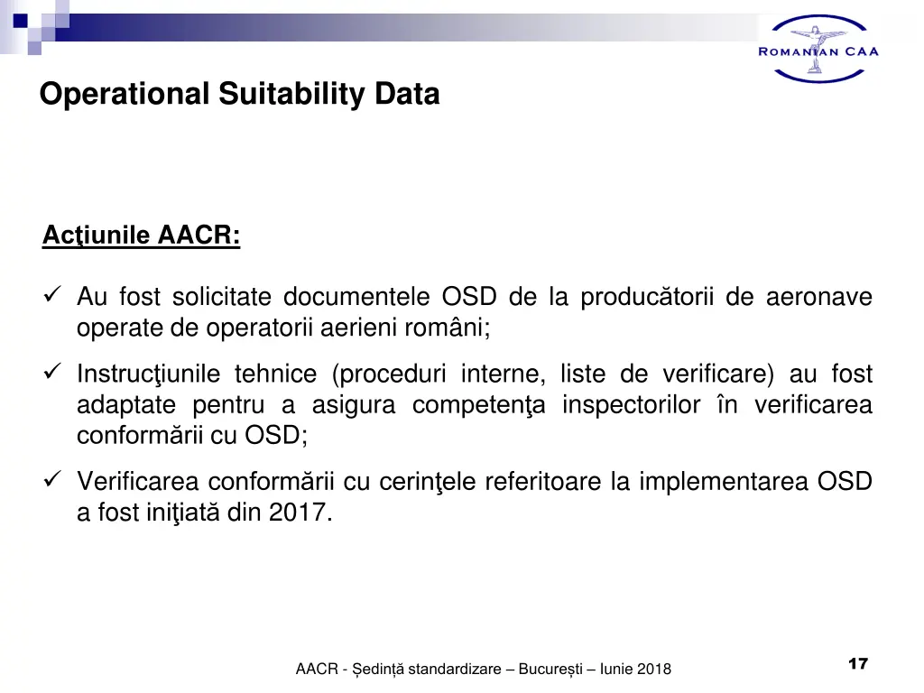 operational suitability data 12