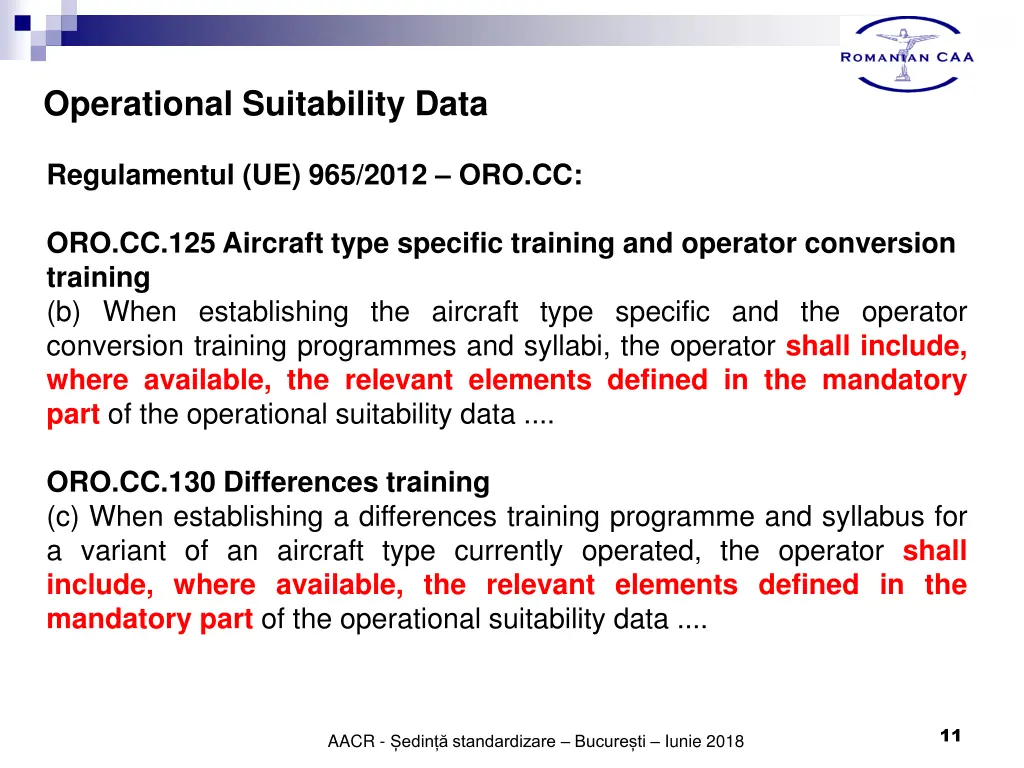 operational suitability data 6