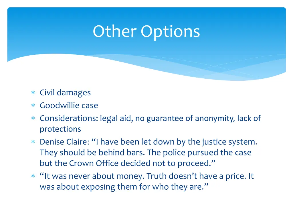 other options