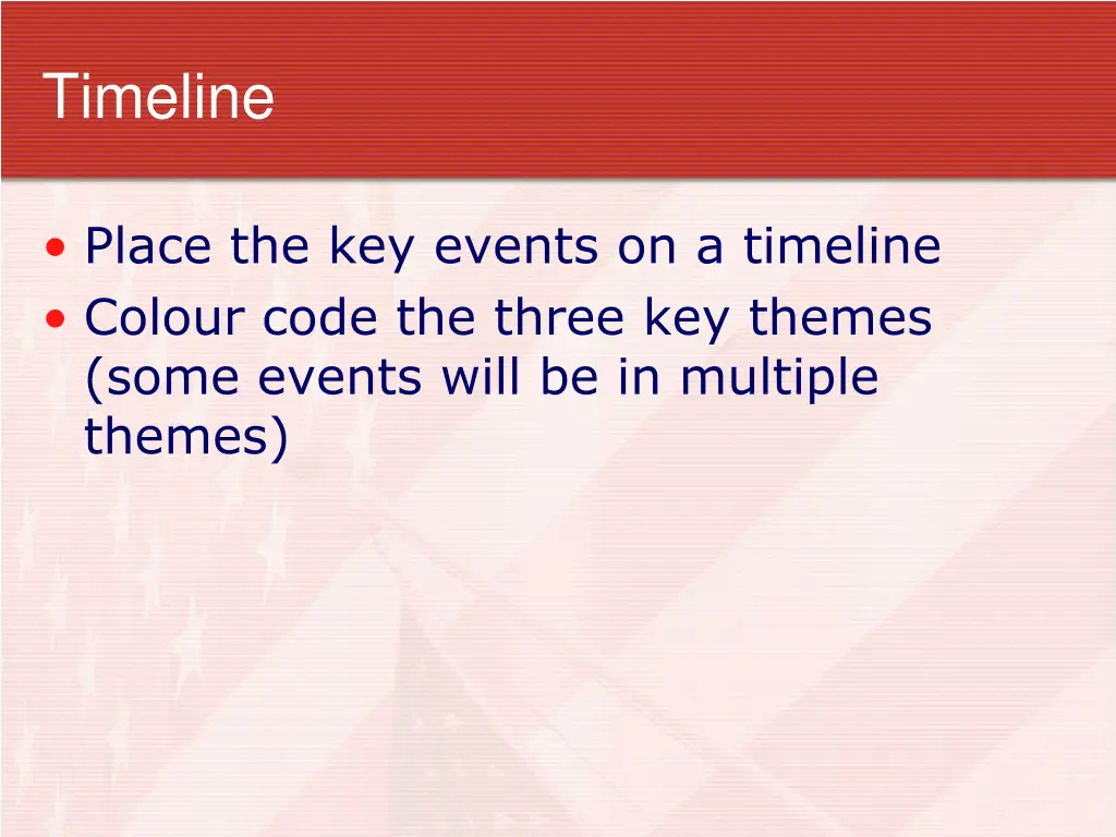 timeline