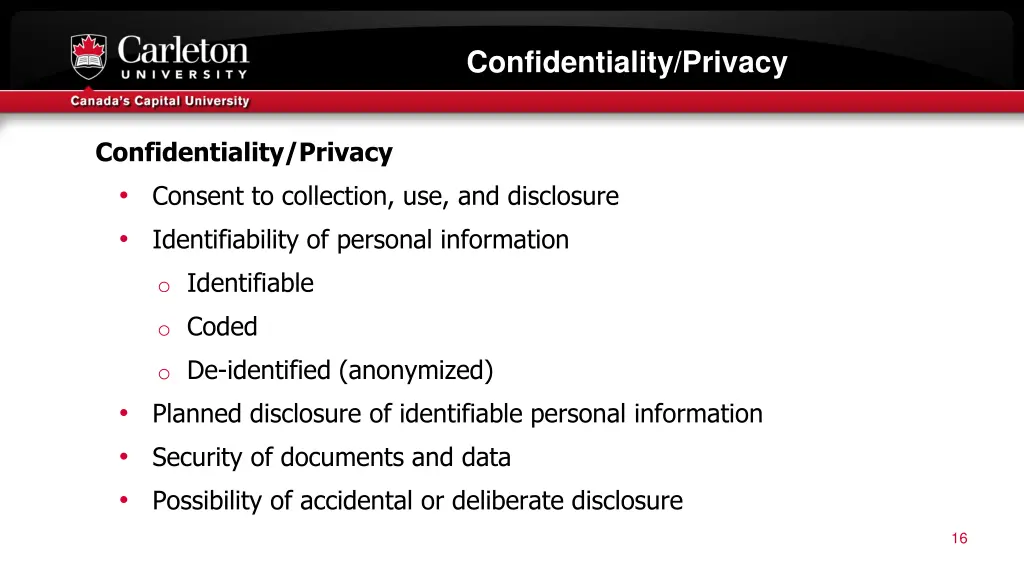 confidentiality privacy