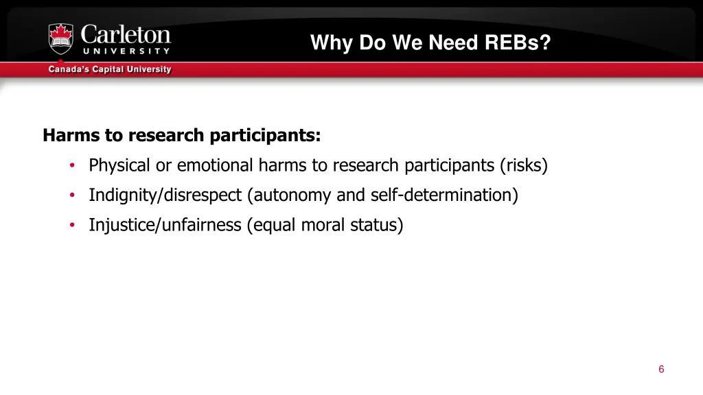 why do we need rebs