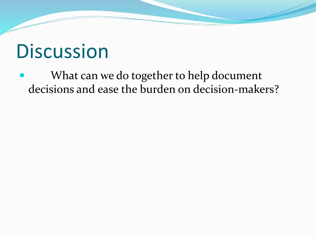 discussion