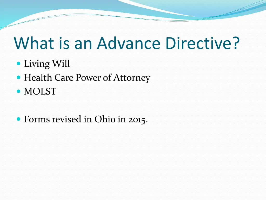 what is an advance directive