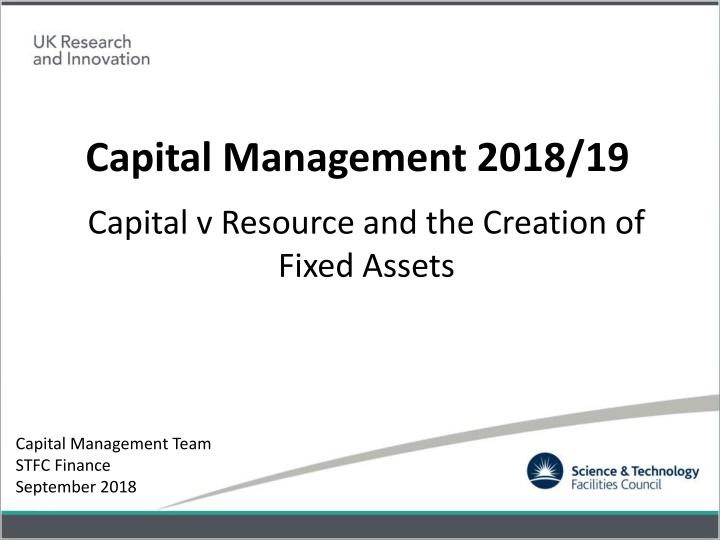 capital management 2018 19