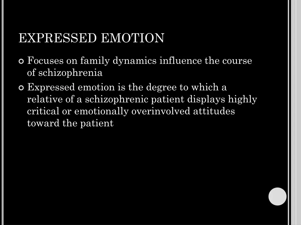 expressed emotion