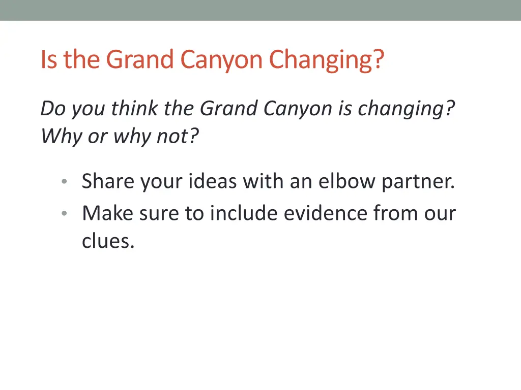 is the grand canyon changing