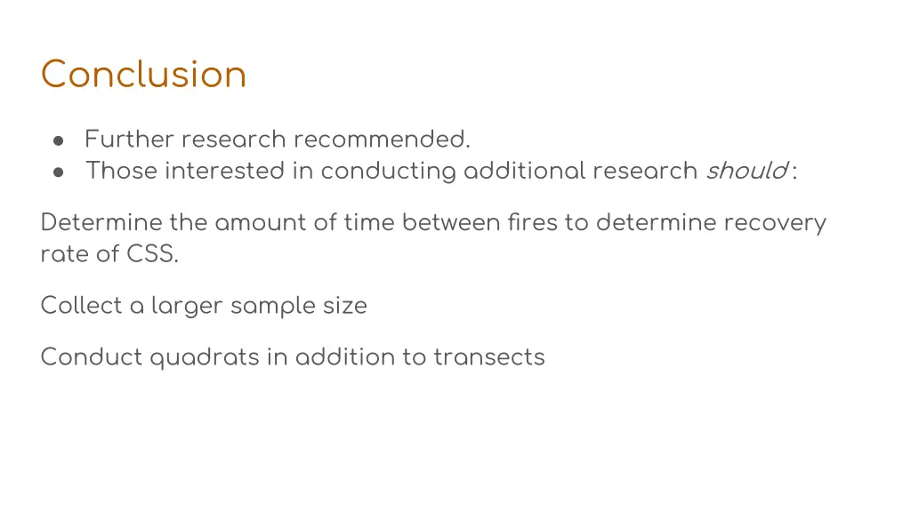 conclusion