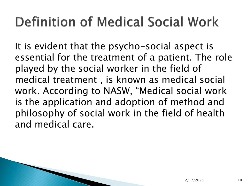it is evident that the psycho social aspect