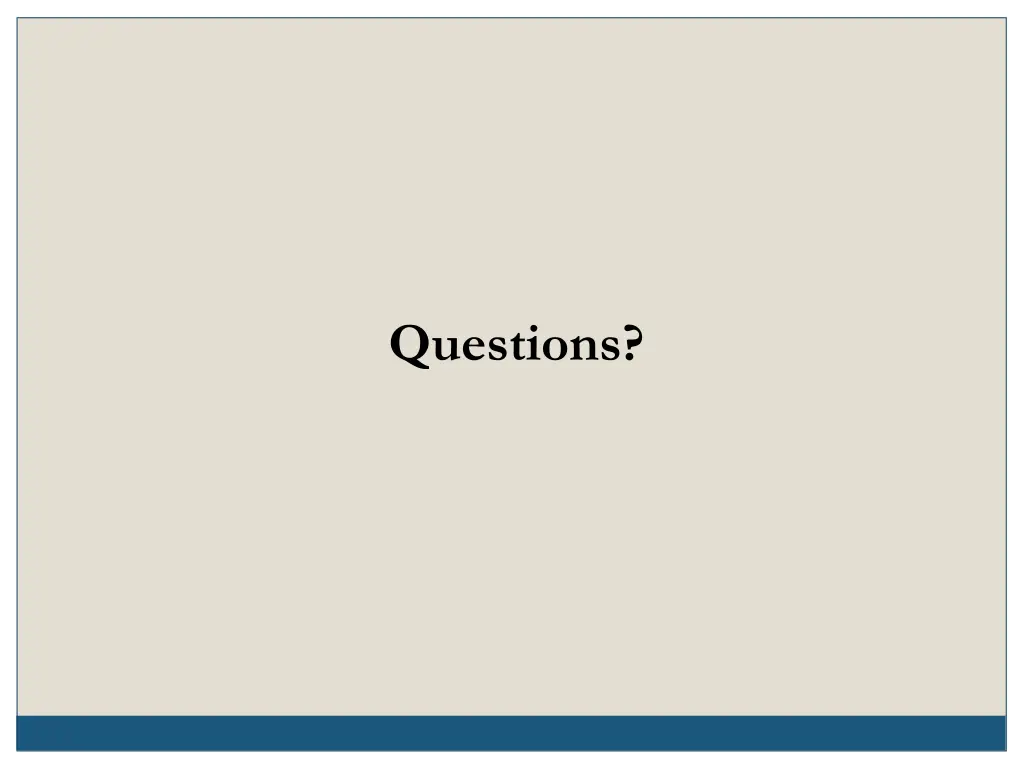 questions
