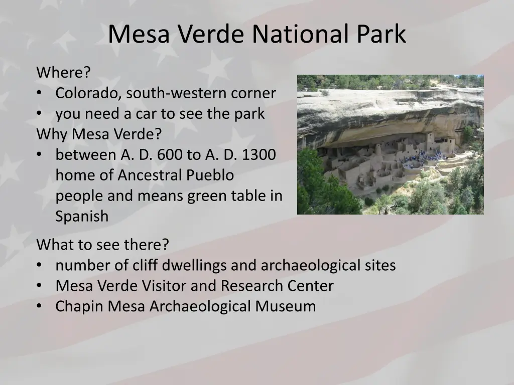 mesa verde national park