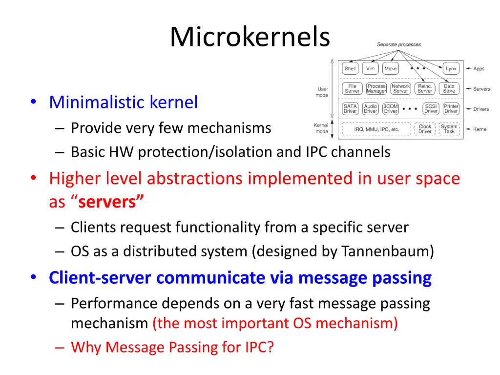 microkernels