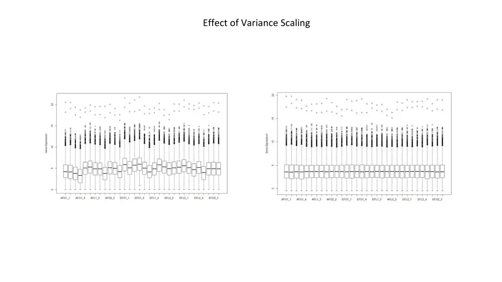 effect of variance scaling