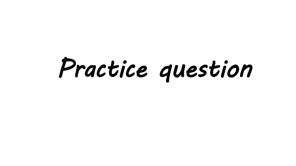 practice