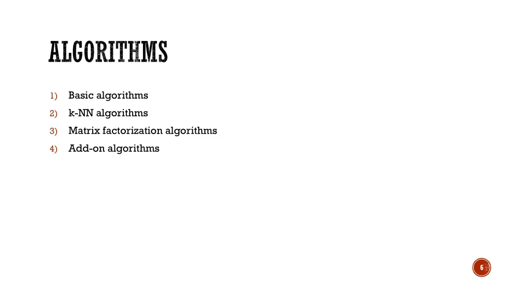 algorithms