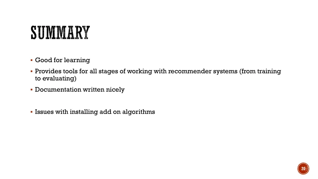 summary