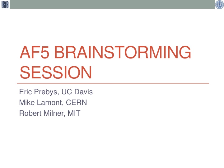 af5 brainstorming session