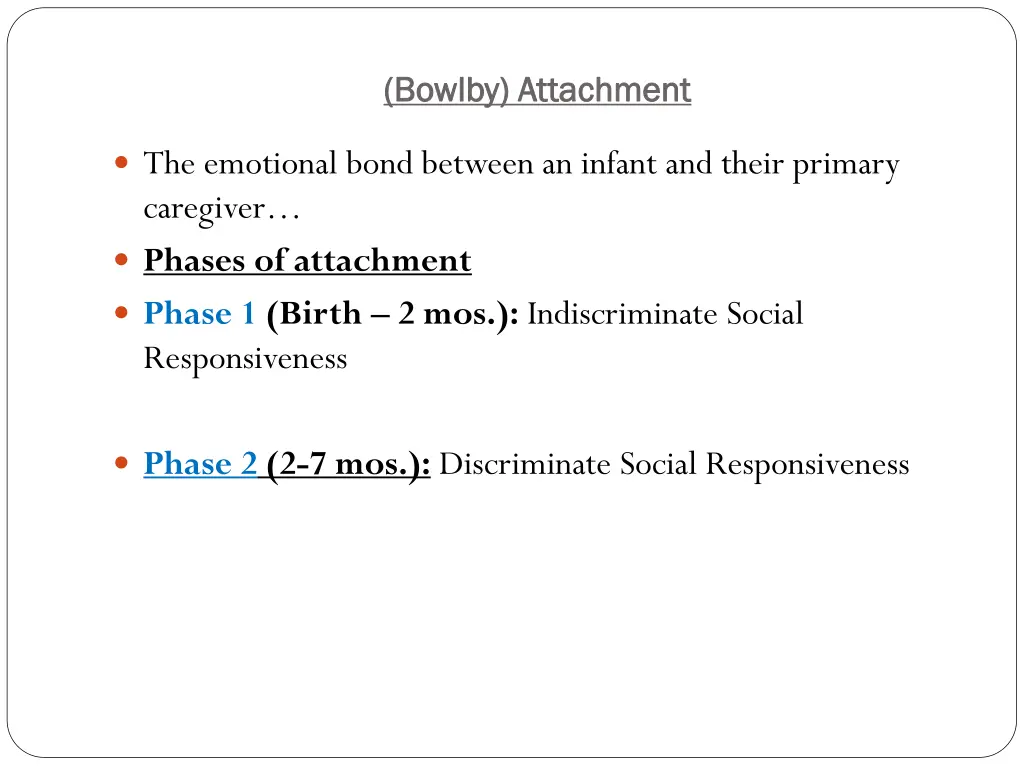 bowlby attachment bowlby attachment