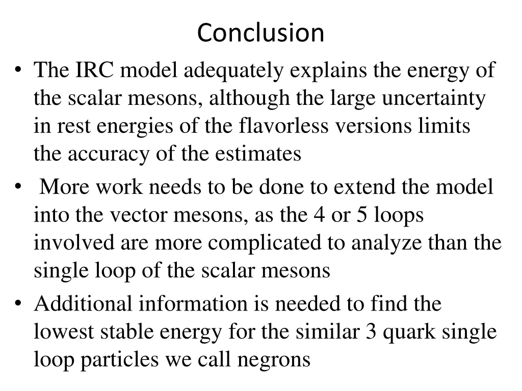 conclusion
