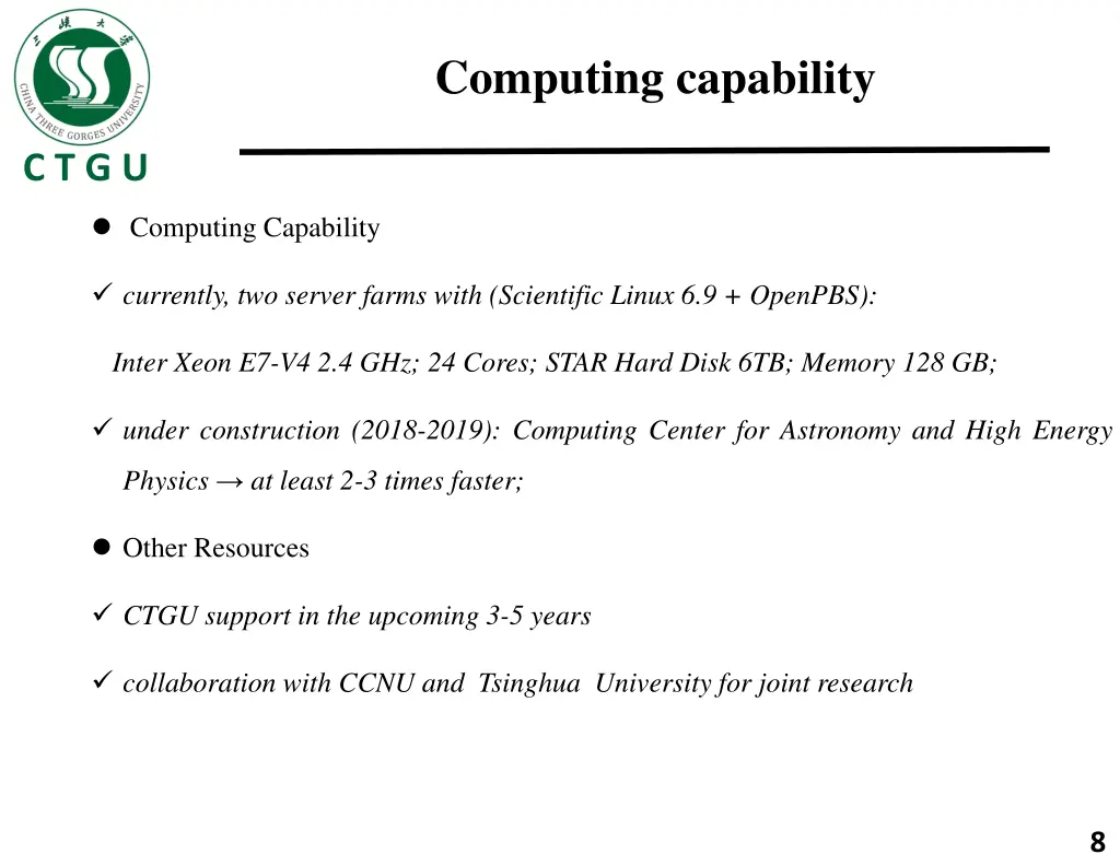 computing capability