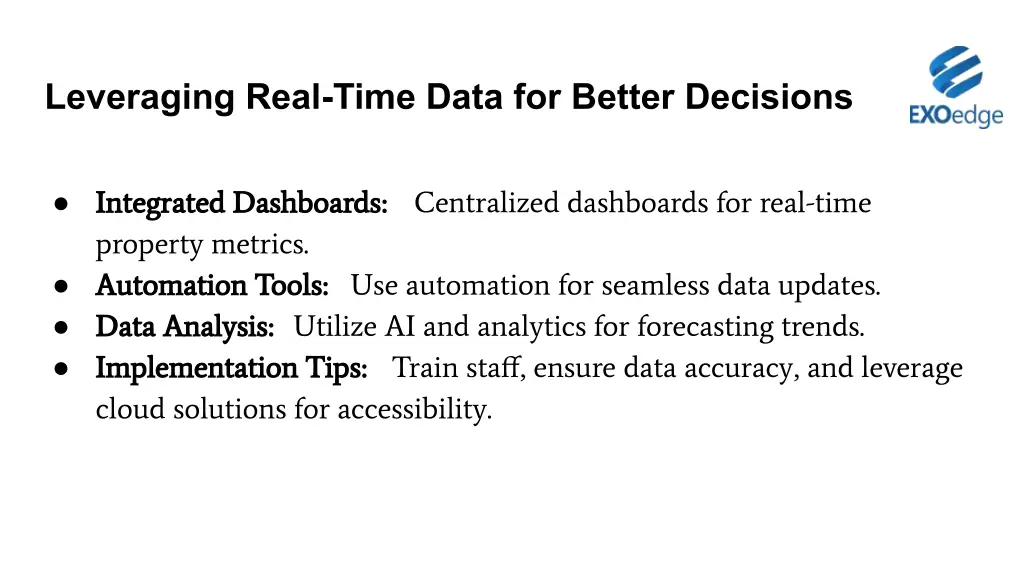 leveraging real time data for better decisions