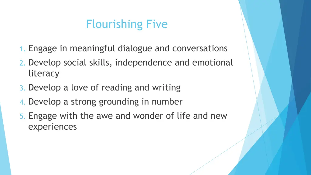 flourishing five