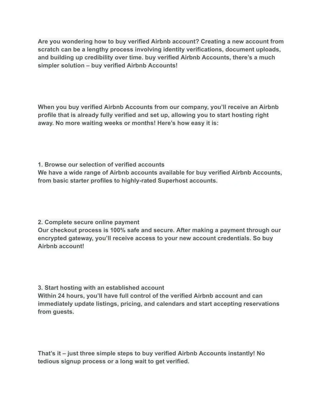 are you wondering how to buy verified airbnb