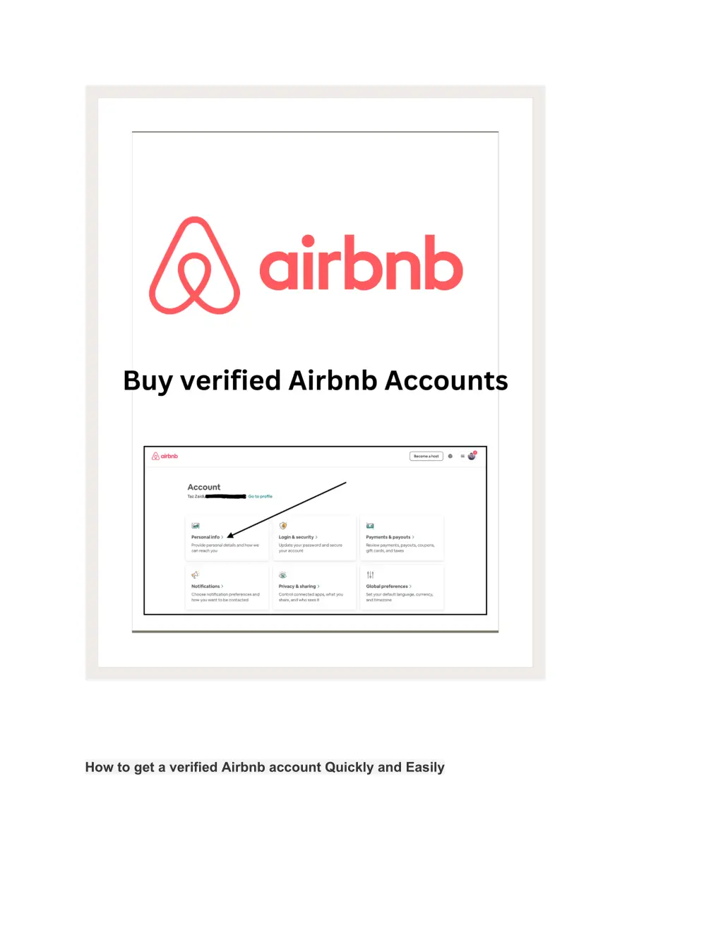 how to get a verified airbnb account quickly