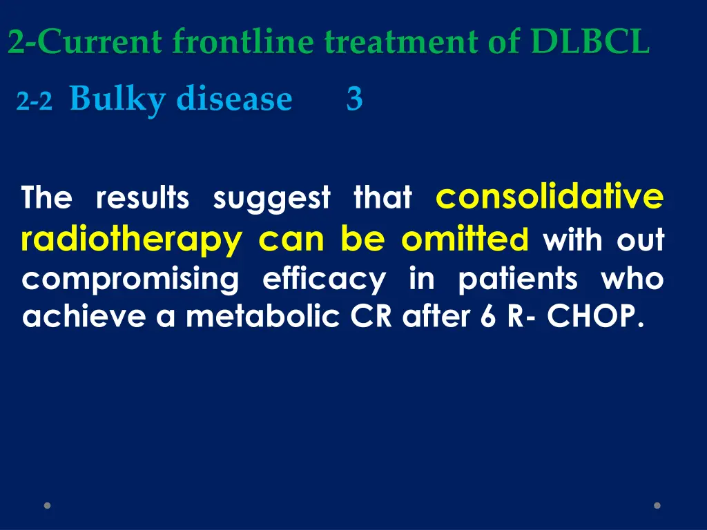 2 current frontline treatment of dlbcl 1