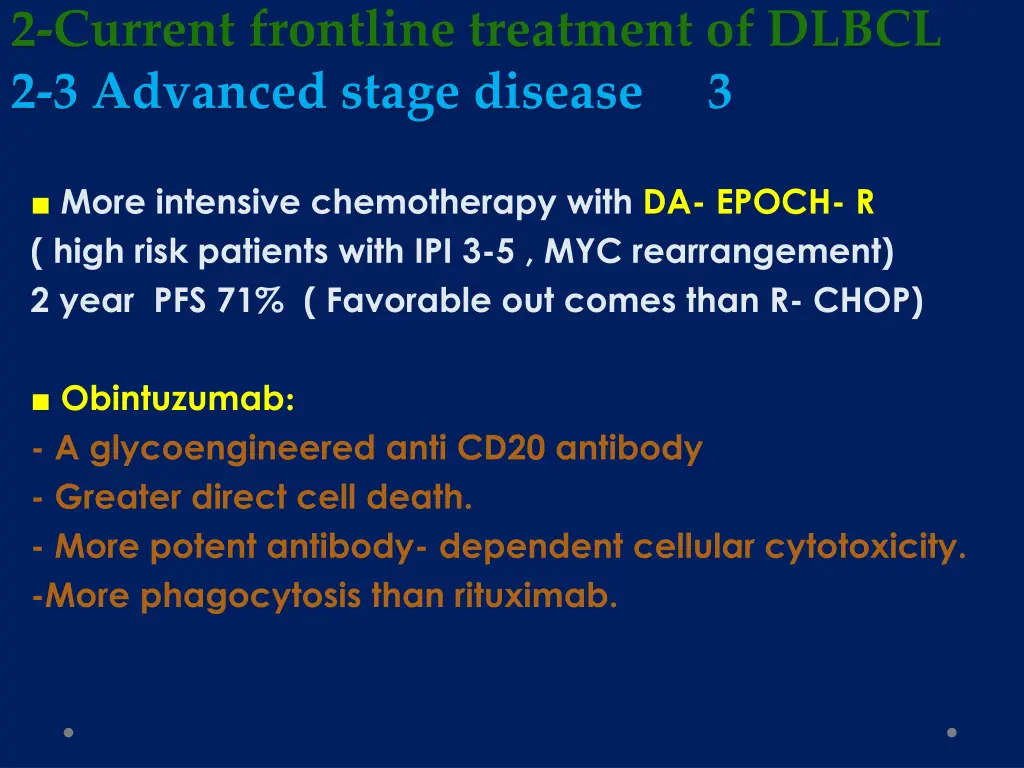 2 current frontline treatment of dlbcl 4