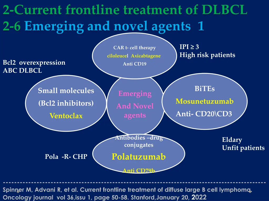 2 current frontline treatment of dlbcl 7