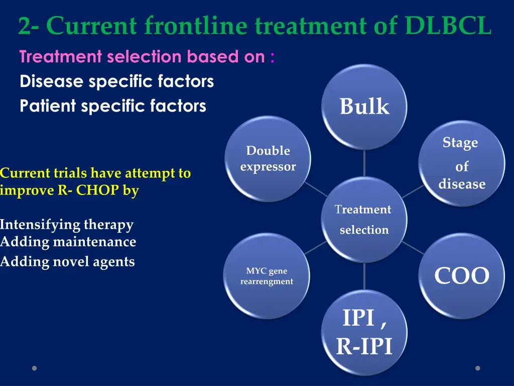 2 current frontline treatment of dlbcl treatment