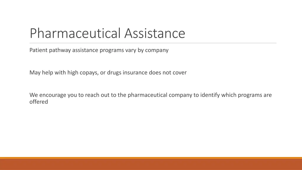 pharmaceutical assistance