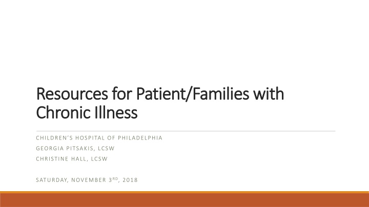 resources for patient families with resources