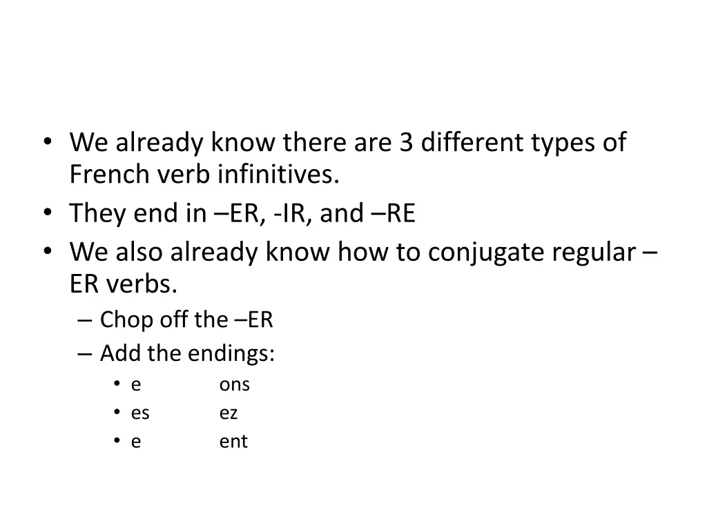 we already know there are 3 different types